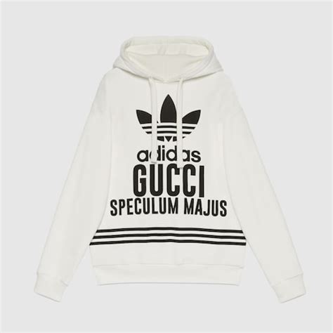 sudadera gucci adidas|Sudadera con capucha de algodón adidas x Gucci.